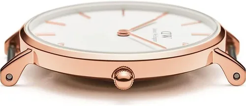 Vista 3 de Daniel Wellington Reloj Petite Cuero Oro Rosa