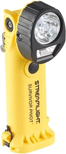 Vista 11 de Streamlight 91802 Survivor Pivot - Linterna de ángulo recto de 325 lúmenes, color naranja 325 lumens; 34,000 candela peak beam; runs up to 3.75