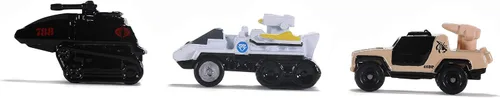 Vista 3 de Jada Toys GI Joe 32083 - Paquete de 3 autos de 1.65 pulgadas, juguetes para niños y adultos (32083)