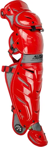 Vista 10 de All-Star Adult System 7 - Protector de piernas, recortado gris, corto de 15.5 pulgadas de longitud