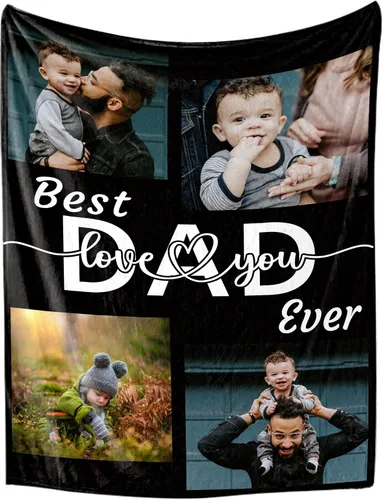 Vista 26 de Manta personalizada con foto, manta personalizada con imagen, regalos personalizados para pareja, mamá, papá, novia, novio, amigo, cumpleaños