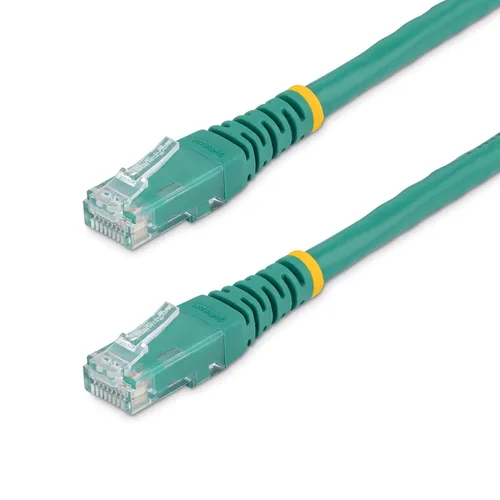 Vista 17 de StarTech. com Cable Ethernet CAT6 de 1 pie – Cable Ethernet CAT 6 Gigabit negro -650MHz 100W PoE++ RJ45 UTP moldeado Categoría 6 Network/Patch Cord