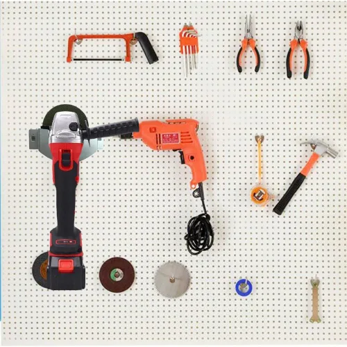 Vista 4 de Paquete de 2 herramientas para amoladora angular, soporte de pared, soporte de montaje en pared, amoladoras para máquina de corte de estante