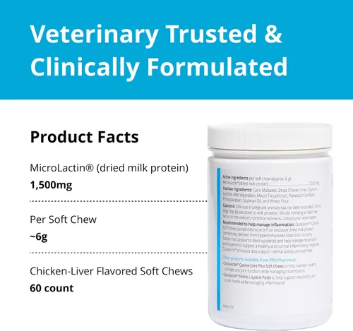 Vista 4 de PRN Pharmacal Duralactin - Masticables suaves para perros y cachorros, 60