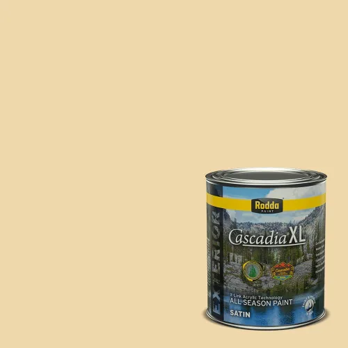 Vista 80 de Rodda Paint CASCADIA ZERO - Pintura satinada e imprimación para interiores en uno, cuarto de galón, albaricoque primavera