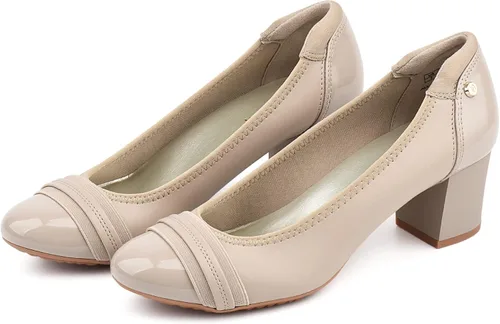Vista 7 de JENN ARDOR Zapatos de tacón bajo con punta redonda cerrada, zapatos de vestir clásicos de media cuadrada, para boda, fiesta, oficina, 2 pulgadas