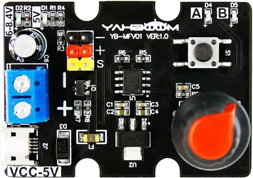Vista 8 de Yahboom Herramienta de centrado de controlador de servomotores RC con protección contra sobrecorriente, 2 modos de control compatible con ajuste