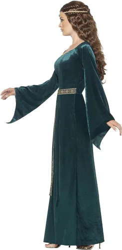Vista 2 de Smiffys Disfraz de doncella medieval para mujer