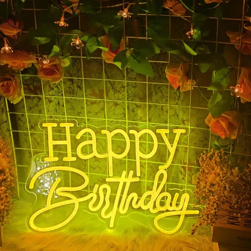 Vista 10 de Letrero de neón LED azul hielo para decoración de pared, fiesta, dormitorio, habitación, hogar, cumpleaños, decoración de Navidad, regalo de Azul