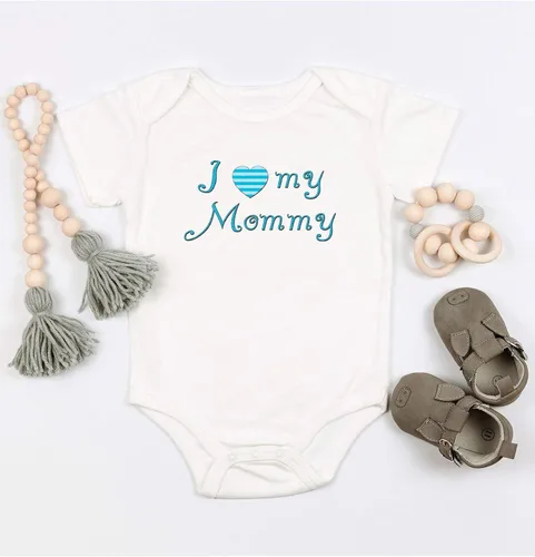 Vista 4 de I Love my Mommy - Mameluco para bebé, recién nacido