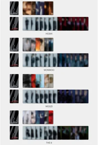 Vista 4 de PLEDIS, Seventeen ATTACCA CARAT Ver 9th Mini álbum [Incluye tarjeta fotográfica transparente, funda para tarjeta fotográfica] (ver al azar), PLD0102