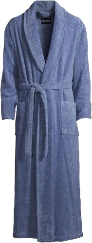 Vista 4 de Lands' End Bata de rizo turco para hombre
