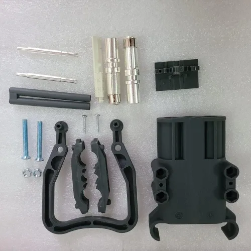 Vista 3 de DIN 320 320A 150 V hembra enchufe conector de conexión rápida Euro cargador enchufe con contactos auxiliares Conector de alimentación resistente a