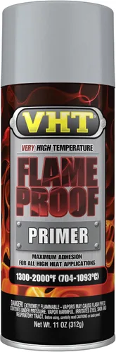 Vista 9 de VHT SP117 Pintura en aerosol de muy alta temperatura con revestimiento ignífugo - Acabado plano de aluminio - Lata de aerosol de 11 oz