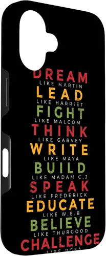 Vista 3 de iPhone 16 African American Men Women Kids Black History Month Case