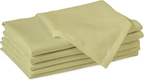 Vista 31 de Encasa XO Juego de 12 servilletas de tela de cóctel Servilletas de mesa de algodón puro Tamaño (9 x 9 pulgadas) B gris sólido Lavable a