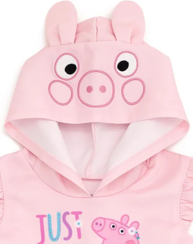 Vista 5 de Peppa Pig Vestido de tul de malla para niñas pequeñas a niños pequeños