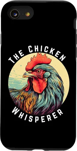Vista 13 de iPhone 14 - Atuendo para amantes de la agricultura y el pollo The Chicken Whisperer Case