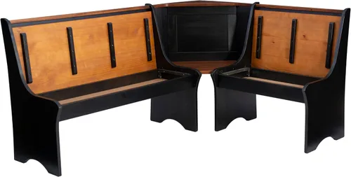 Vista 16 de Linon Home Decor Sadie Antique, Black Nook