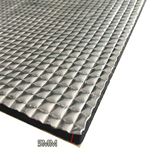 Vista 7 de Protector térmico térmico de amortiguación de sonido, adhesivo reflectante para automóvil, camión, camioneta, SUV, vehículo recreativo, amortiguador
