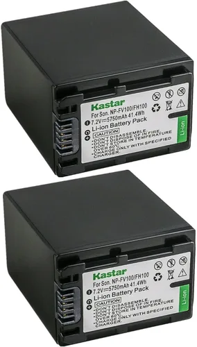Vista 4 de Kastar Paquete de 1 batería NP-FV100 de 7,2 V 5750 mAh de repuesto para Sony DEV-30, DEV-5, DEV-50, DEV-50V, FDR-AX100, FDR-AX100E, FDR-AX700