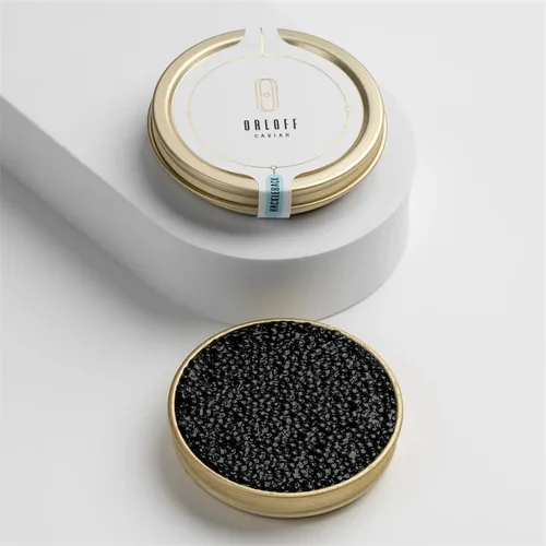 Vista 2 de ORLOFF Hackleback Wild Caught American Sturgeon Black Caviar - 1.75 oz / 50 g - Hackleback Malossol Roe - ENVÍO POR LA NOCHE