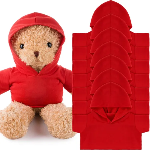 Vista 8 de 6 piezas de ropa de oso de peluche, camiseta de sublimación de oso de peluche, camisetas clásicas de oso de peluche, camisetas con capucha de 14 a