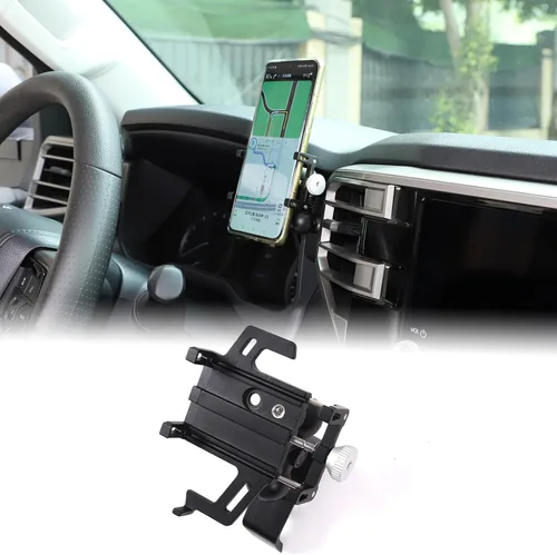 Vista 9 de Aunginsy Base de soporte de teléfono para tablero de automóvil compatible con Toyota Tundra/Sequoia 2022-2023 consola central Panel de tablero Base