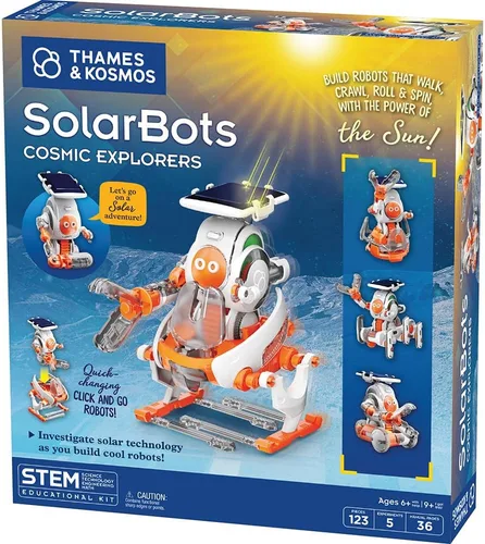 Vista 11 de Thames & Kosmos SolarBots: Kit de Experimentos Solares de Robots STEM 8-en-1 Construye 8 Robots Solares Geniales en Minutos No Requieren