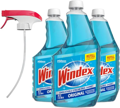 Vista 8 de Windex Recarga el limpiador original de cristales azules y ventanas