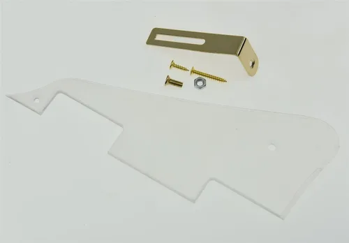 Vista 8 de KAISH Golpeador de guitarra Abalone Pearl LP con soporte negro para Epiphone Les Paul