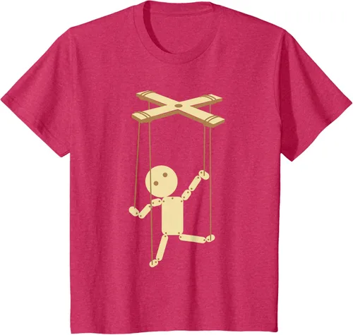 Vista 77 de Puppeteering - Camiseta de marionetas Ventrílocuo de tiriteros, Negro, S