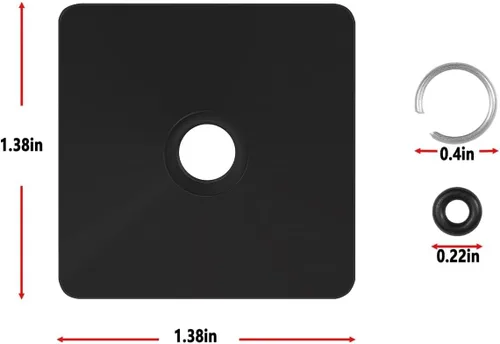 Vista 2 de Clip de anillo de retención de llave de impacto de 3/8" con tipo de junta tórica