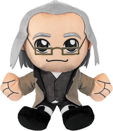 Vista 14 de Bleacher Creatures Abraham Lincoln - Peluche Kuricha de 8 pulgadas, juguete suave inspirado en Chibi