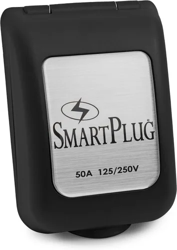 Vista 6 de SmartPlug Ensamblaje de entrada y cubierta de alimentación Shore de 50 amperios 125/250 V, entrada de 50 amperios con sellos resistentes a