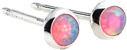Vista 114 de Aretes pequeños de plata de ley para cartílago, tragus, hélix, múltiples piercings hipoalergénicos, piedra natal para mujer, juego de bisel