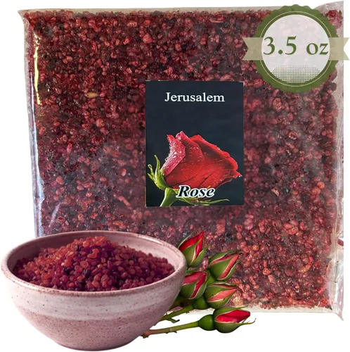Vista 24 de Incienso de Tierra Santa de Jerusalén de Holy Land Market - Incienso de flores trituradas y selladas de Tierra Santa, mezcla a granel - Aroma ámbar