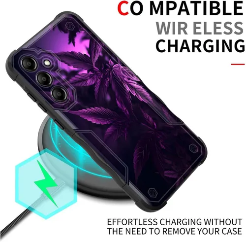 Vista 201 de Funda para Galaxy A14 5G, [Doble Capa][Protección contra Caídas de Grado Militar de 10 Pies] [Antideslizante] Funda Resistente a Prueba de Golpes