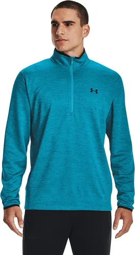 Vista 3 de Under Armour Remera para hombre con media cremallera de material Armour Fleece
