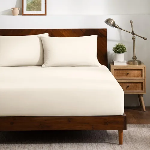 Vista 19 de Bare Home Juego de Sábana Bajera + Fundas de Almohada - Microfibra Ultra-Suave de Lujo 1800 - Doble Cepillado - Bolsillos Profundos - Ajuste Fácil