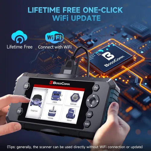 Vista 7 de BOSSCOMM IFIX430 OBD2 - Herramienta de diagnóstico del escáner de BOSSCOMM IFIX430 OBD2, Airbag ABS/SRS/SRS/transmisión/motor, herramienta