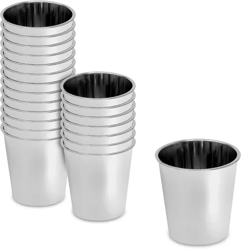 Vista 9 de Zappy 124 vasos de chupito de plástico neón, 1 oz, varios colores neón, desechables y reutilizables, sin BPA, perfectos para bodas, reuniones