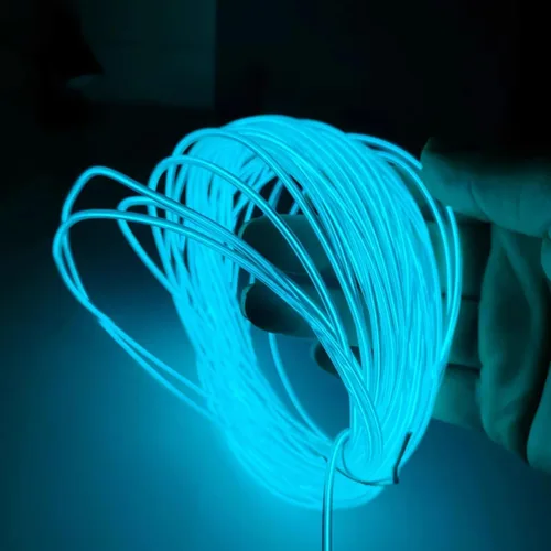 Vista 23 de Tira de luces LED de 360° – con opciones de alimentación de batería/USB – Luces LED flexibles para dormitorio, decoración del hogar, diseños