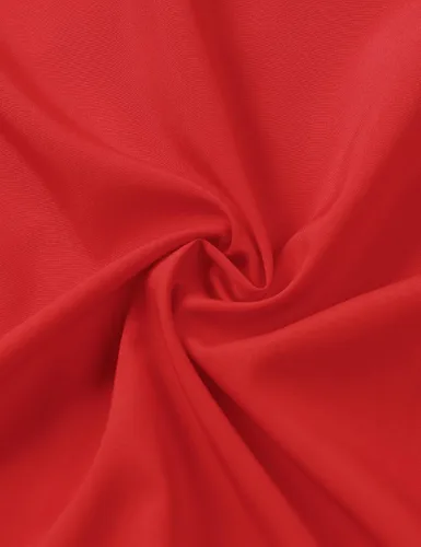 Vista 7 de ZEROYAA Camisas de manga corta con botones y ajuste regular para hombre Rojo llama