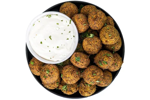 Vista 7 de Sadaf Falafel Mix – Mezcla de Falafel Mediterráneo – Plato clásico de Oriente Medio – Falafel vegetariano – Sin MSG – Sin conservantes artificiales