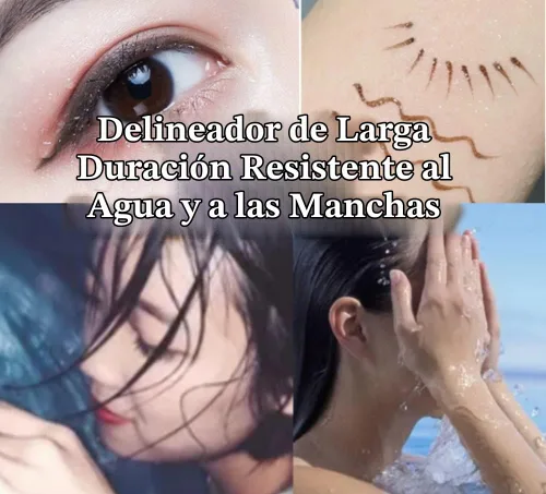 Vista 6 de Delineador de ojos líquido, impermeable, secado rápido, resistente a las manchas, de larga duración, maquillaje delineador de ojos preciso para todo