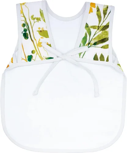 Vista 3 de BapronBaby Autumn Leaves Bapron - Babero más seguro sin corbata para el cuello para bebés y niños pequeños, suave, impermeable, resistente a