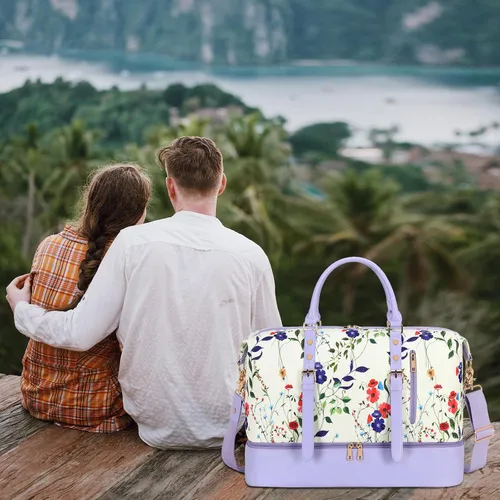 Vista 2 de Weekender Overnight - Bolsa de viaje de gran tamaño para hombres y mujeres