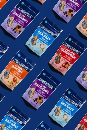 Vista 5 de Crunchsters Beyond - Bocadillo de proteína de tocino, 4 onzas