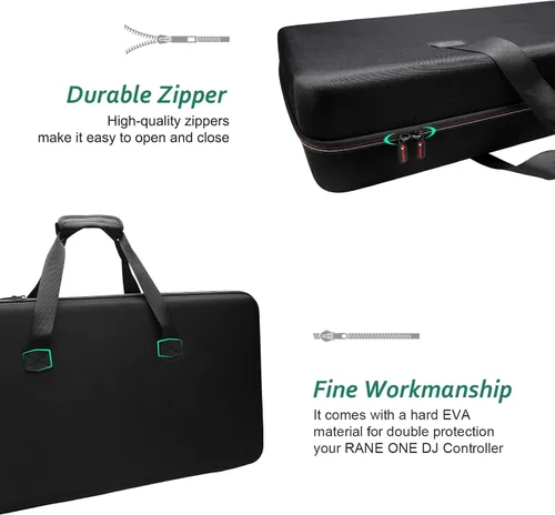 Vista 6 de XANAD Funda rígida para RANE ONE/RANE ONE MKII, Pioneer DJ DDJ-FLX10 / DDJ-1000 / DDJ-FLX6-GT, Hercules Inpulse T7 DJ Controller